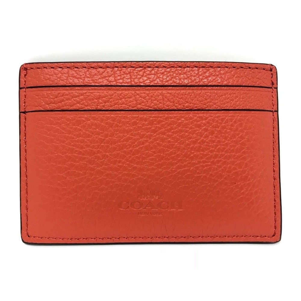 Coach Heart Wink Flat Card Case - Picture 5 of 5